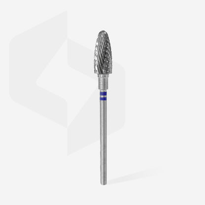Carbide nail drill bit for left-handed users corn blue EXPERT head diameter 6 mm / working part 14 mm