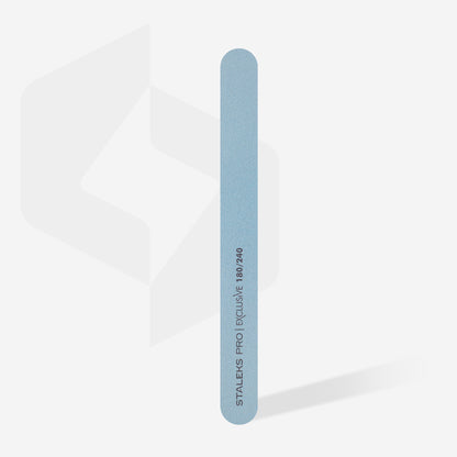 Mineral straight nail file EXCLUSIVE 180/240 grit
