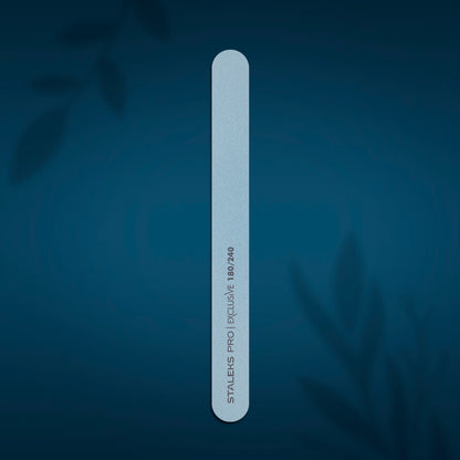 Mineral straight nail file EXCLUSIVE 180/240 grit