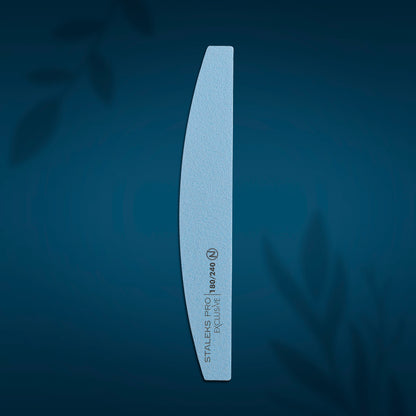 Mineral crescent nail file EXCLUSIVE without foam 180/240 grit