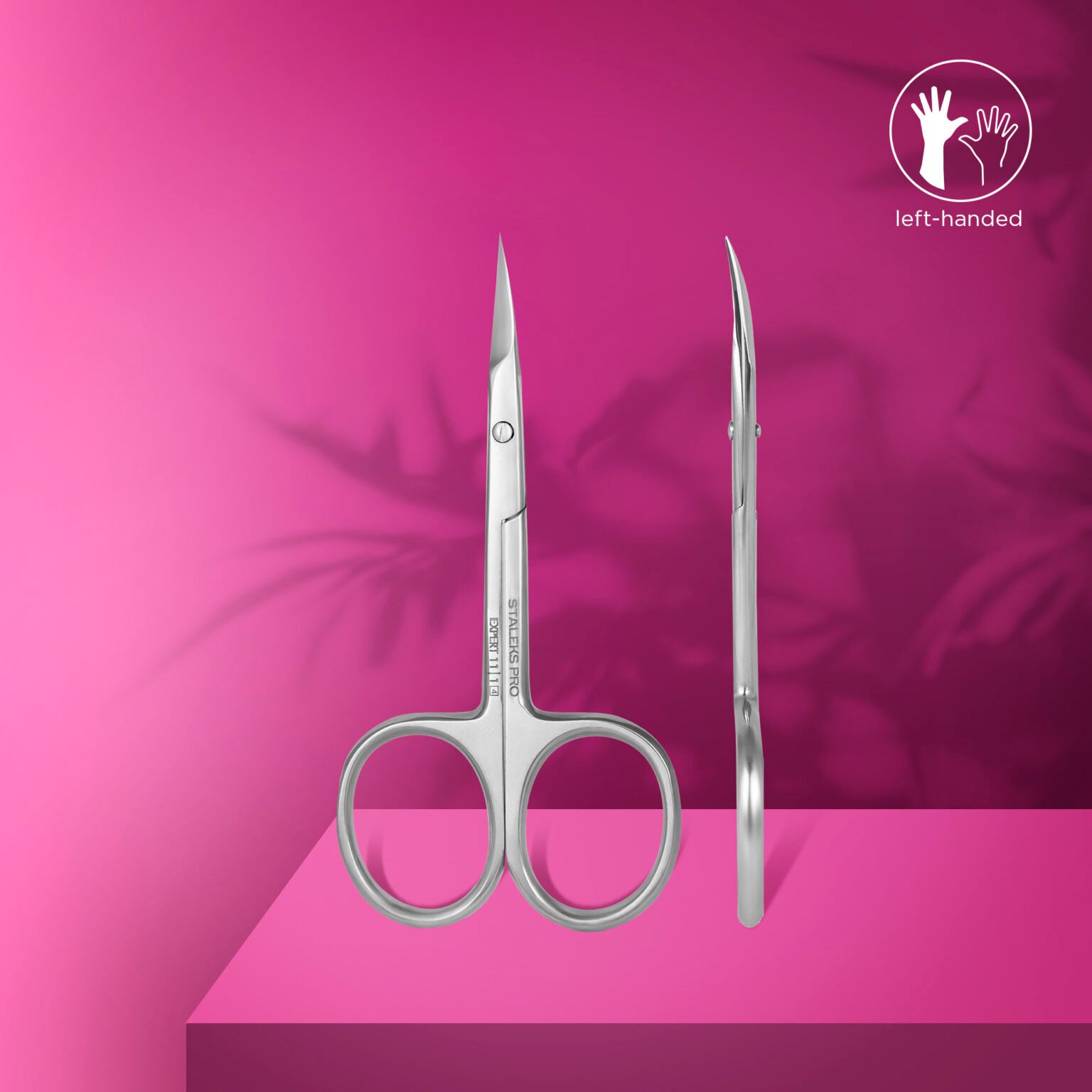 Professional cuticle scissors, left-handed EXPERT 11 TYPE 1