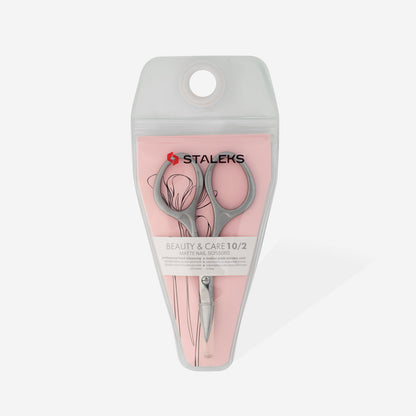 Matte nail scissors BEAUTY & CARE 10 TYPE 2