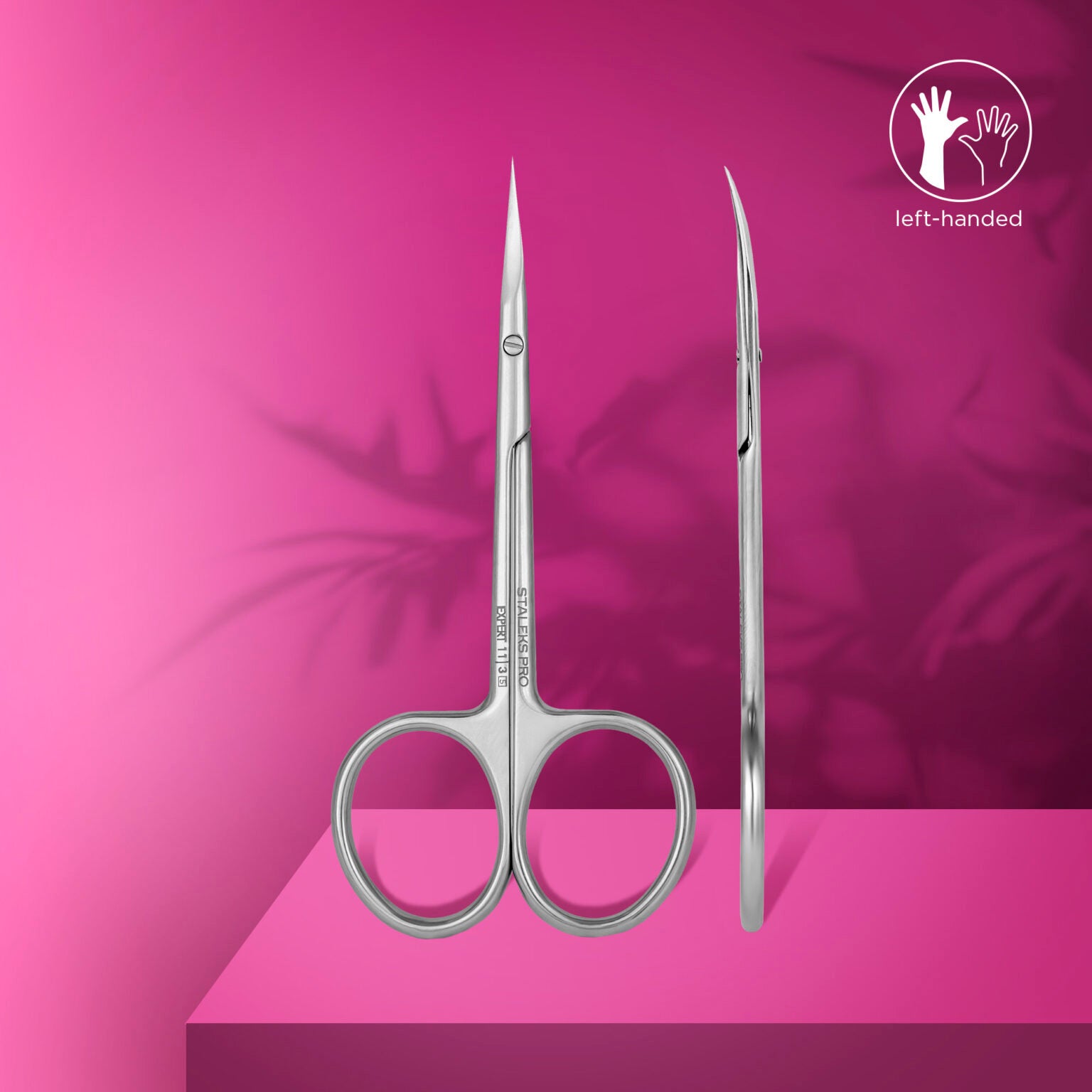 Professional cuticle scissors, left-handed EXPERT 11 TYPE 3