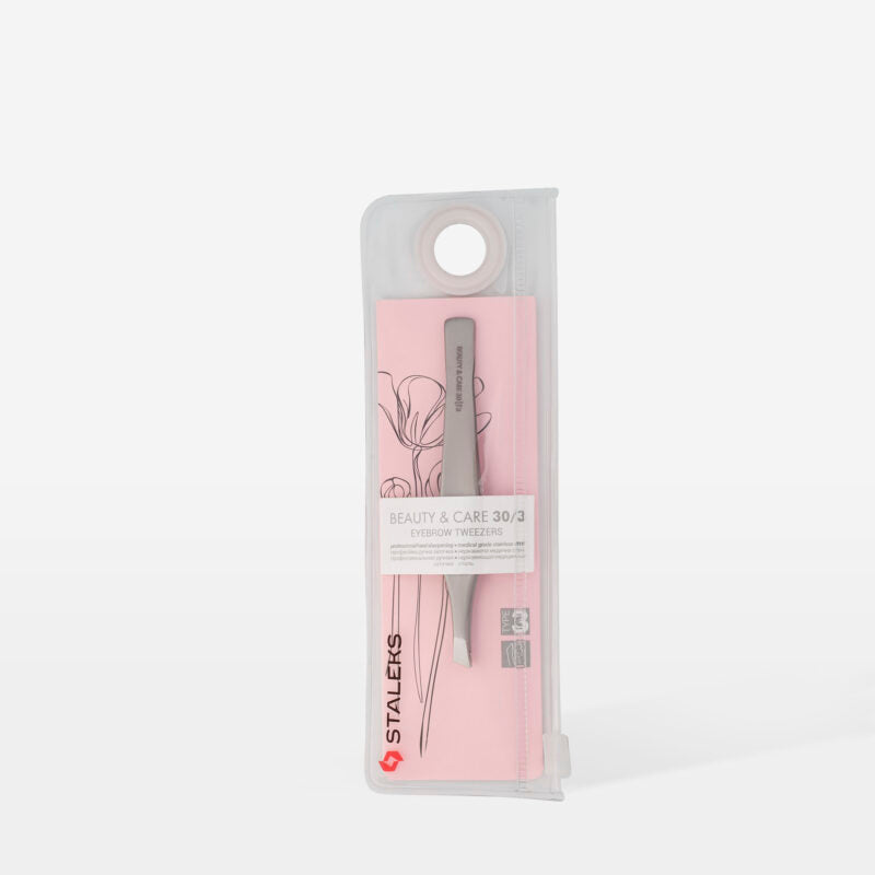 Eyebrow tweezers BEAUTY & CARE 30 TYPE 3 (wide bevelled)