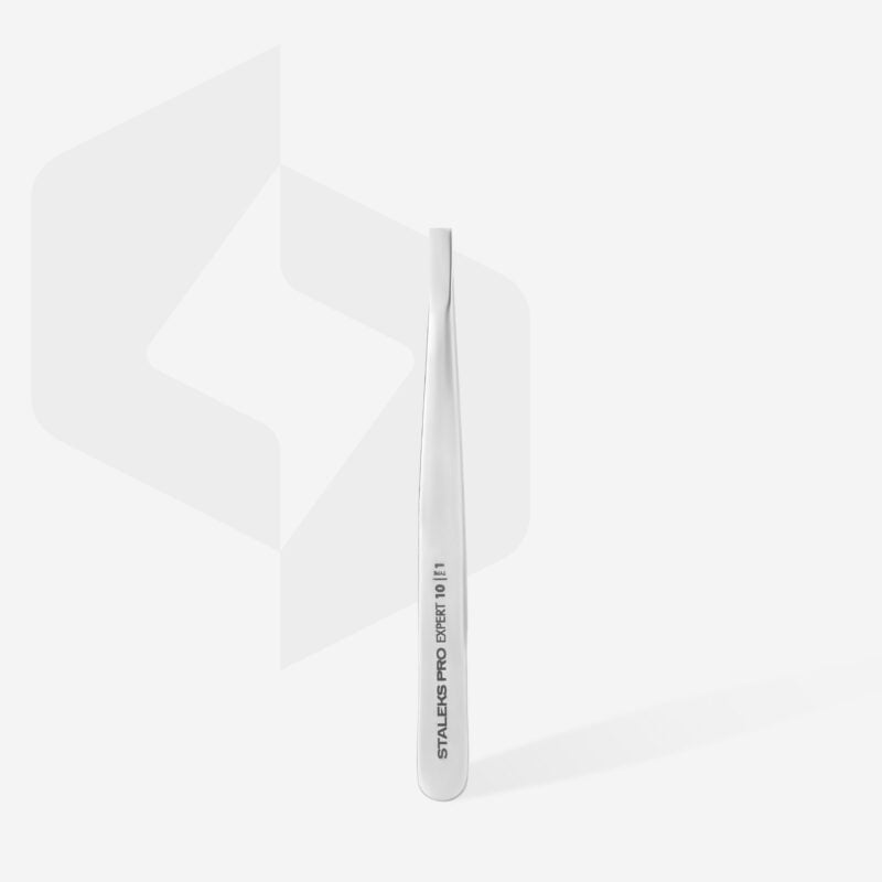 Eyebrow tweezers EXPERT 10 TYPE 1 (wide straight)