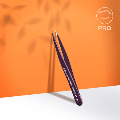 Eyebrow tweezers violet EXPERT 11 TYPE 5v (point)