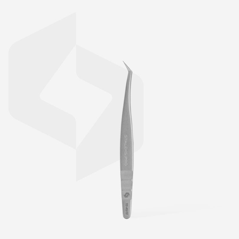 Professional eyelash tweezers EXPERT 40 TYPE 13 (L-shaped, 40′)