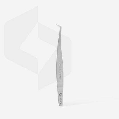 Professional eyelash tweezers EXPERT 40 TYPE 12 (L-shaped, 65′)