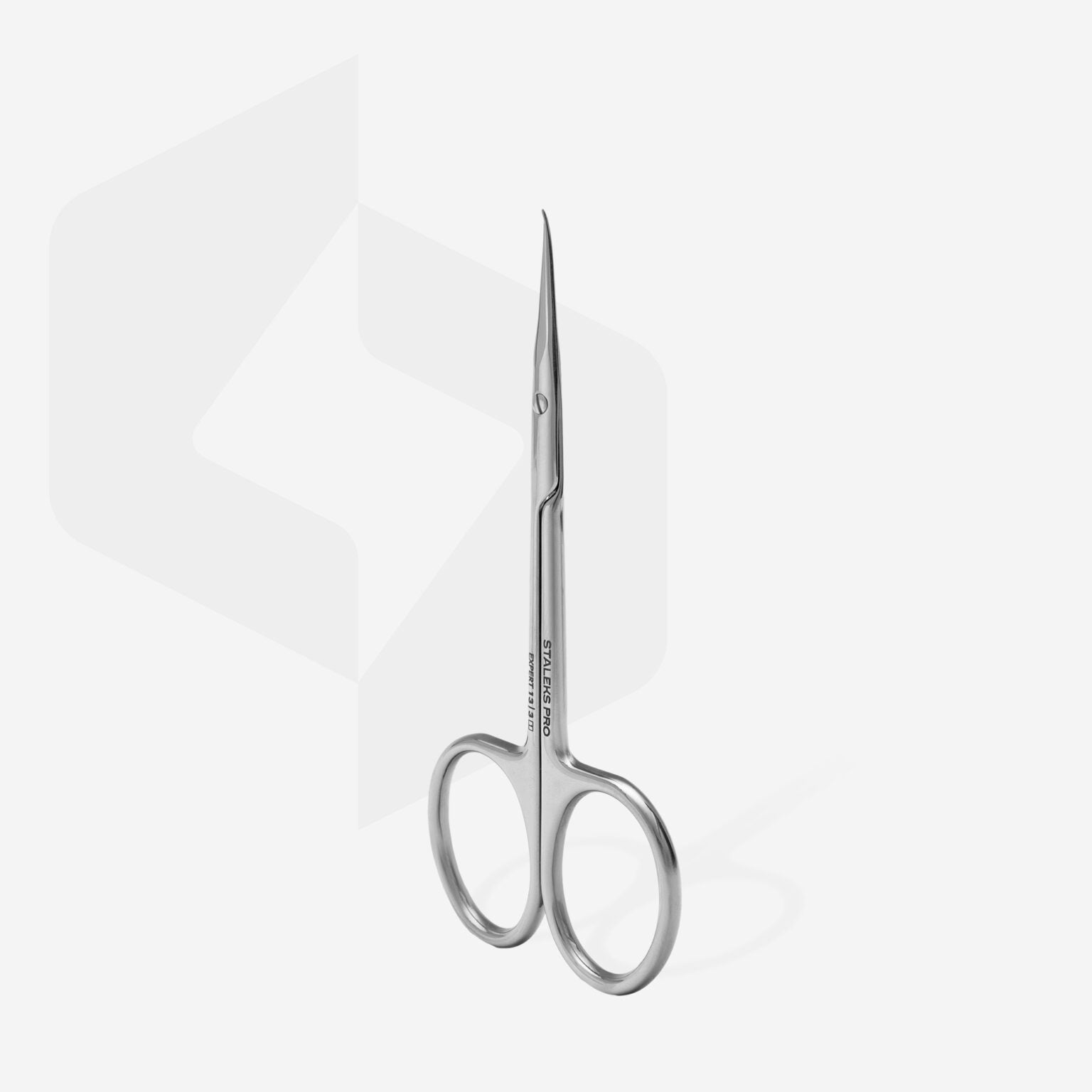 Professional cuticle scissors, hook, left-handed EXPERT 13 TYPE 3